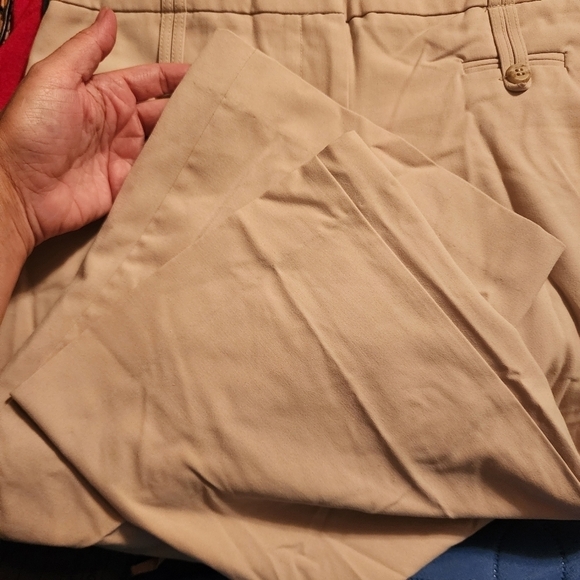 Motherhood Maternity Cropped Khaki Pants Women's Small S Career Neutral Office - Picture 7 of 10